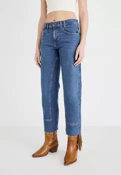 Джинсы прямого кроя RISK TAKER MID RISE STRAIGHT Free People, цвет Be Bold