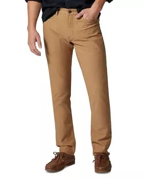 Джинсы прямого кроя Rodd & Gunn Motion 2 из хлопка стрейч - стандартный размер, коричневый/бежевый