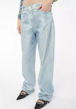 Джинсы прямого кроя ROXANNE 5 POCKETS Pinko, синий