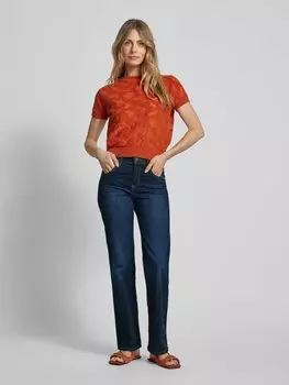 Джинсы прямого кроя с 5 карманами, модель «LARA» Angels, темно-синий