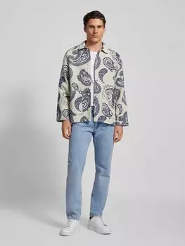 Джинсы прямого кроя с 5 карманами, модель «Doc» WOODBIRD, светло-голубой