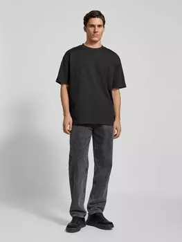 Джинсы прямого кроя с 5 карманами, модель «LEROY» WOODBIRD, антрацит