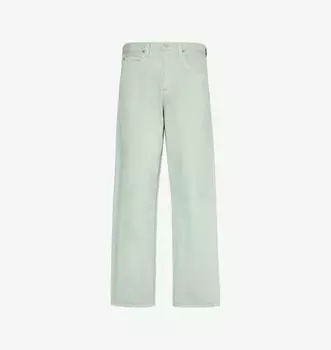 Джинсы прямого кроя с фирменной нашивкой Agolde x rsvp fusion Agolde X Rsvp, цвет mint