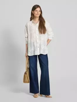 Джинсы прямого кроя с карманами comma