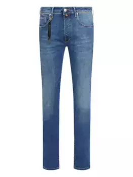 Джинсы прямого кроя с подвеской Incotex, синий