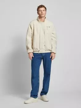 Джинсы прямого кроя с пятью карманами Calvin Klein Jeans, синий