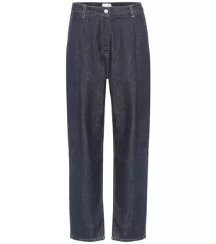 Джинсы прямого кроя с высокой посадкой MAGDA BUTRYM, синий