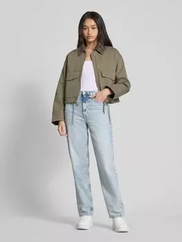 Джинсы прямого кроя с высокой талией Tommy Jeans, светло-голубой