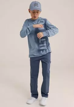 Джинсы прямого кроя SALTY DOG WE Fashion, цвет blue