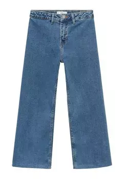 Джинсы прямого кроя SEAMLESS Mango Kids, темно-синий