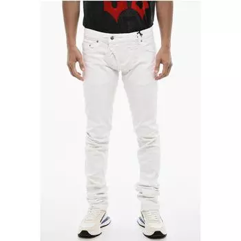 Джинсы прямого кроя SHAMPEI Light Wash Dsquared2, White