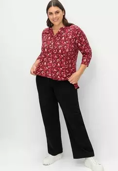 Джинсы прямого кроя Sheego, черный