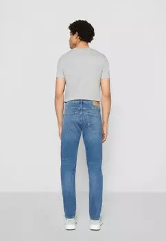 Джинсы прямого кроя – синие, средней стирки Esprit, цвет Blue Medium Wash