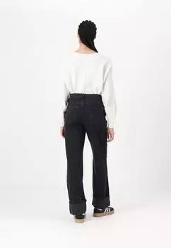 Джинсы прямого кроя SLFROBY Selected Femme, цвет Black Denim