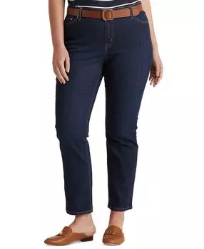 Джинсы прямого кроя со средней посадкой больших размеров Lauren Ralph Lauren, мульти