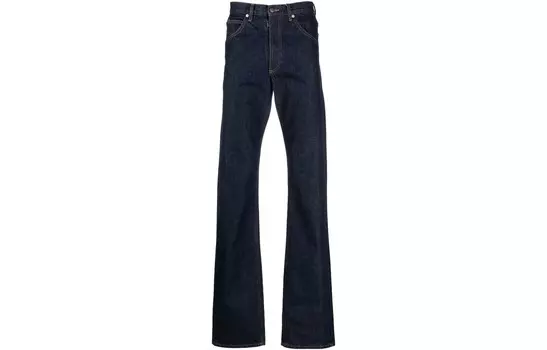 Джинсы прямого кроя со средней посадкой Maison Margiela, синий