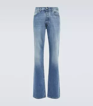 Джинсы прямого кроя со средней посадкой Maison Margiela, синий