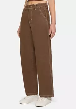 Джинсы прямого кроя STEVENSVILLE CARPENTER Dickies, темно-коричневый