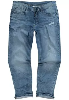 Джинсы прямого кроя STHUGE, синий деним