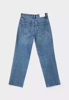 Джинсы прямого кроя Stradivarius, синий