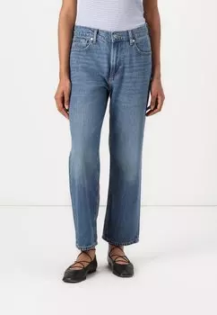 Джинсы прямого кроя STRAIGHT CROP MED AKUMAL GAP, цвет Blue Denim