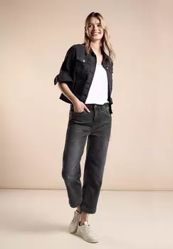 Джинсы прямого кроя Street One, серый