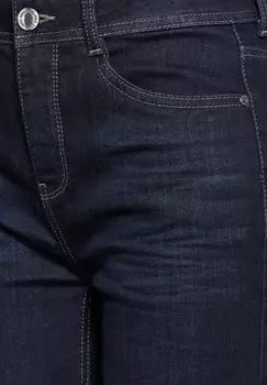 Джинсы прямого кроя Street One, синий