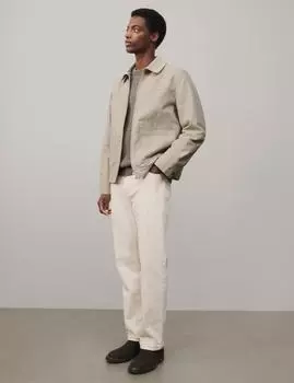 Джинсы прямого кроя стрейч Marks & Spencer, экрю