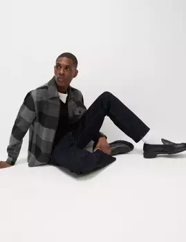 Джинсы прямого кроя стрейч Marks & Spencer, темный индиго