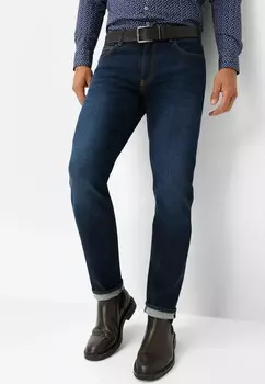 Джинсы прямого кроя STYLE CHUCK BRAX, сине-черный деним