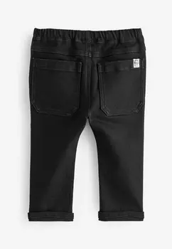Джинсы прямого кроя SUPER PULL ON WITH STRETCH Next, черный