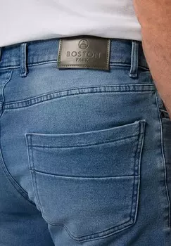 Джинсы прямого кроя SUPERSTRETCH BOSTON PARK, синий деним