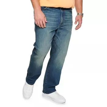 Джинсы прямого кроя свободного кроя Big & Tall Lee Extreme Motion MVP, цвет Nelson