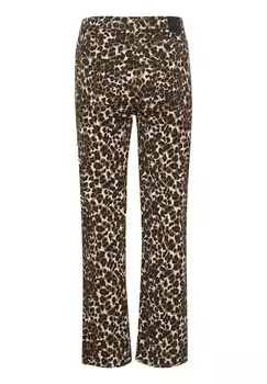 Джинсы прямого кроя TESSIE REGULAR FIT Soaked in Luxury, цвет Beige Leopard