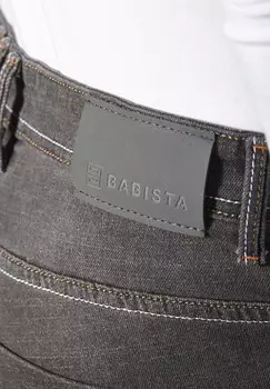 Джинсы прямого кроя TIMOLEZZI Babista, серый