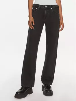 Джинсы прямого кроя Tommy Jeans, черный