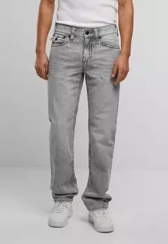 Джинсы прямого кроя True Religion, серый