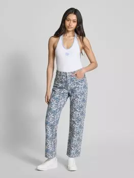 Джинсы прямого кроя укороченного кроя, модель «OPHELIA» Levi's, светло-голубой