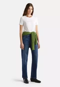 Джинсы прямого кроя United Colors of Benetton, синий