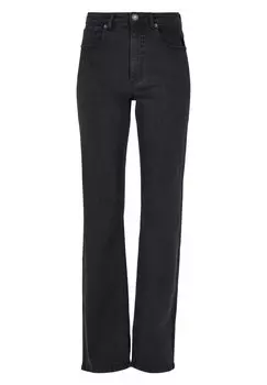 Джинсы прямого кроя Urban Classics, цвет Black Washed