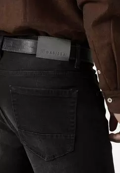 Джинсы прямого кроя VENTO Babista, черный