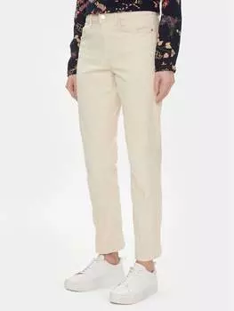 Джинсы прямого кроя Vila, бежевый
