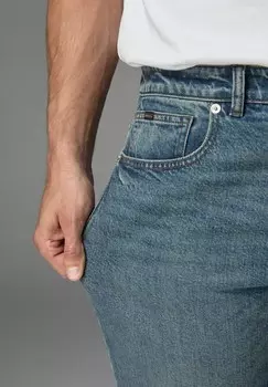 Джинсы прямого кроя VINTAGE STRETCH AUTHENTIC Next, синий