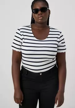 Джинсы прямого кроя VMCFLASH Vero Moda Curve, черный