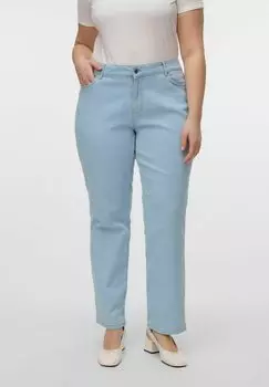 Джинсы прямого кроя VMCJAKIE Vero Moda Curve, цвет Light Blue Denim