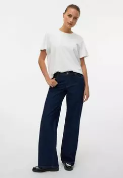 Джинсы прямого кроя VMFAYE Vero Moda, цвет Dark Blue Denim