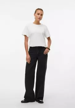 Джинсы прямого кроя VMFAYE Vero Moda, цвет Black Denim