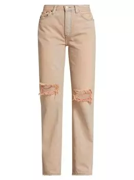 Джинсы прямого кроя в стиле 90-х Re/done