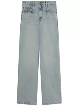 Джинсы прямого кроя We11done, синий