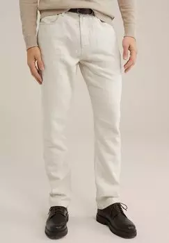 Джинсы прямого кроя WE Fashion, кремовый